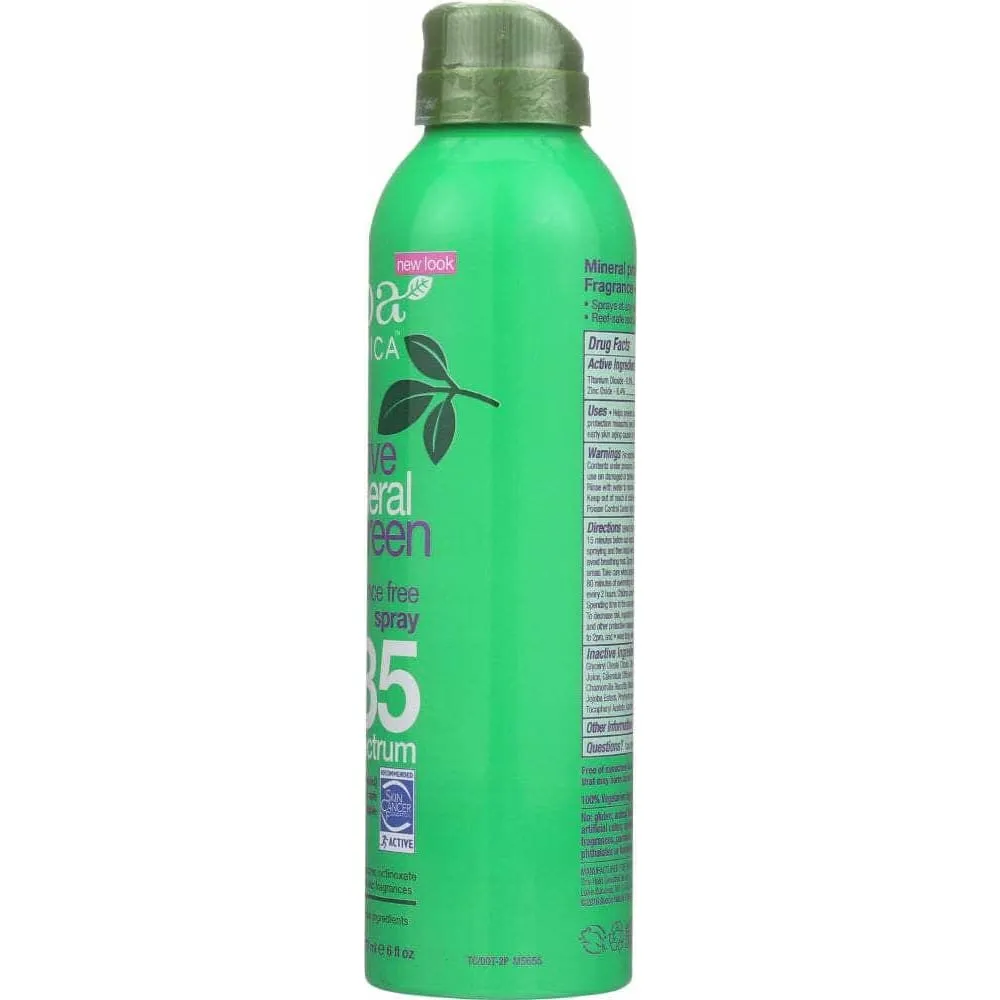 Alba Botanica Sensitive Mineral Sunscreen Spf 33, 6 Oz