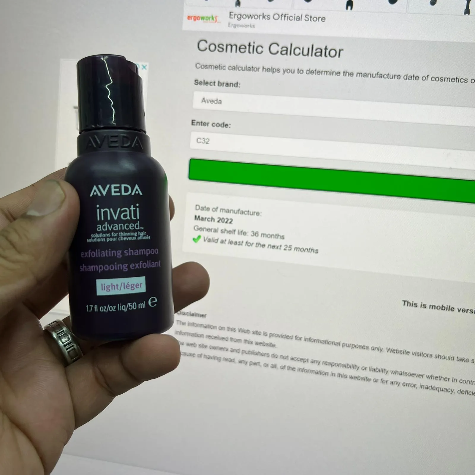 AVEDA HAIR CARE SET  Scalp revitalizer, exfoliating shampoo and thickening conditioner