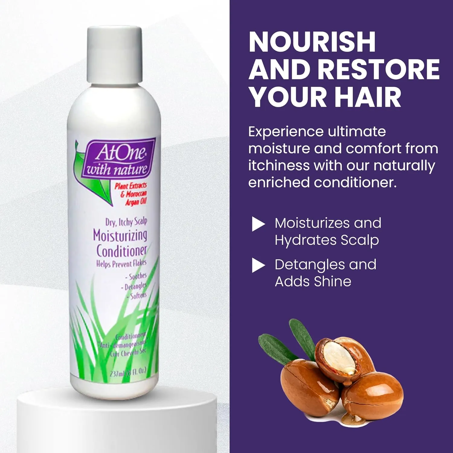BioCare Atone Dry Itchy Scalp Moisturizing Conditioner 237ml