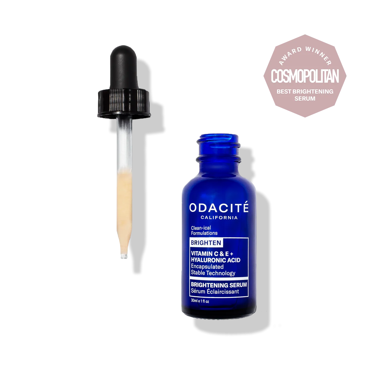 Brightening Serum  • Vitamin C & E   Hyaluronic Acid