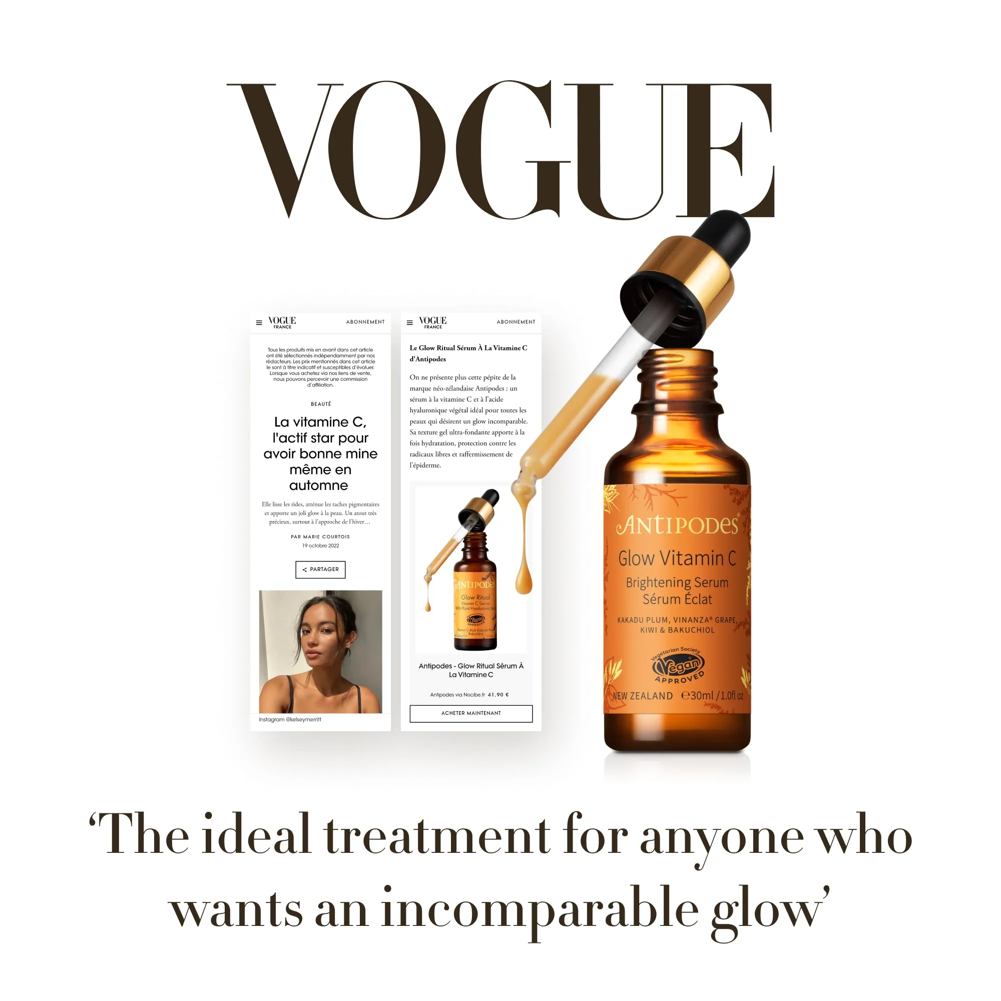 Glow Vitamin C Brightening Serum 10ml