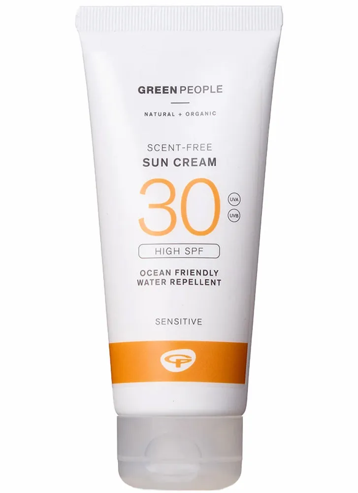 Green People Scent Free Sun Cream SPF30 Travel