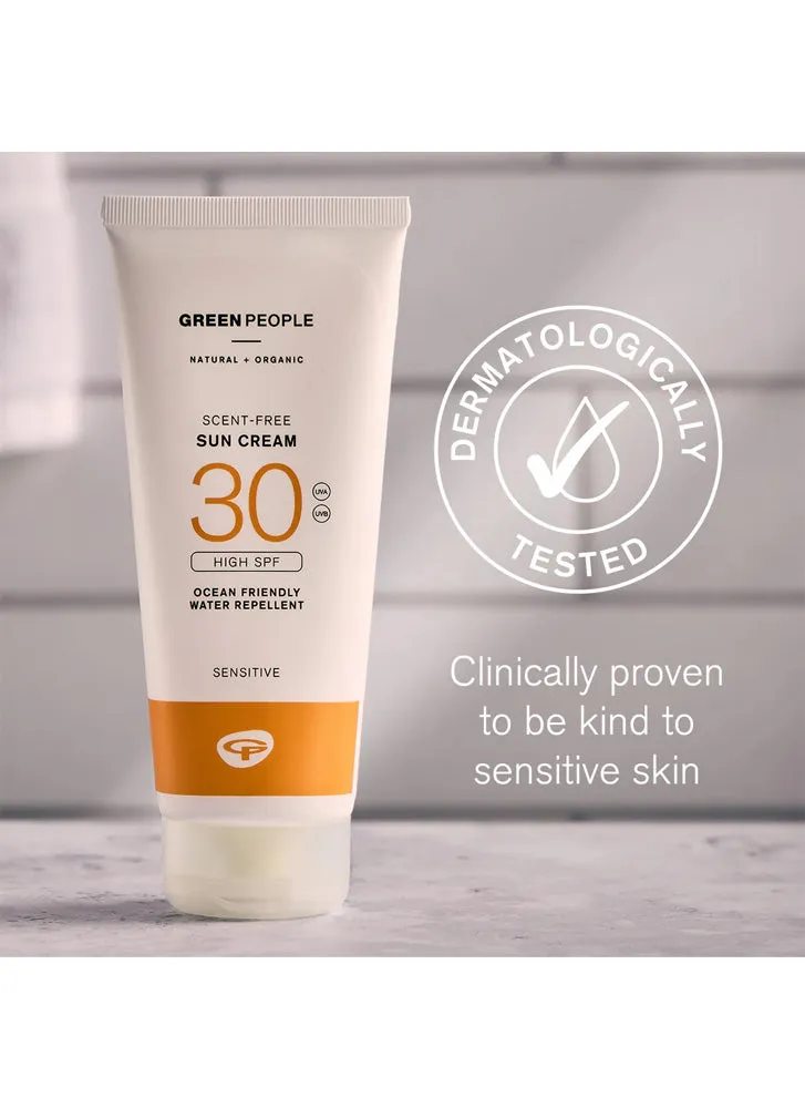 Green People Scent Free Sun Cream SPF30 Travel