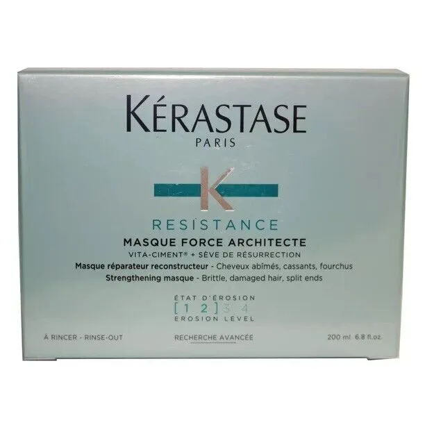 KERASTASE Resistance Masque Bain Force Architecte Shampoo8.5ozMask6.8oz