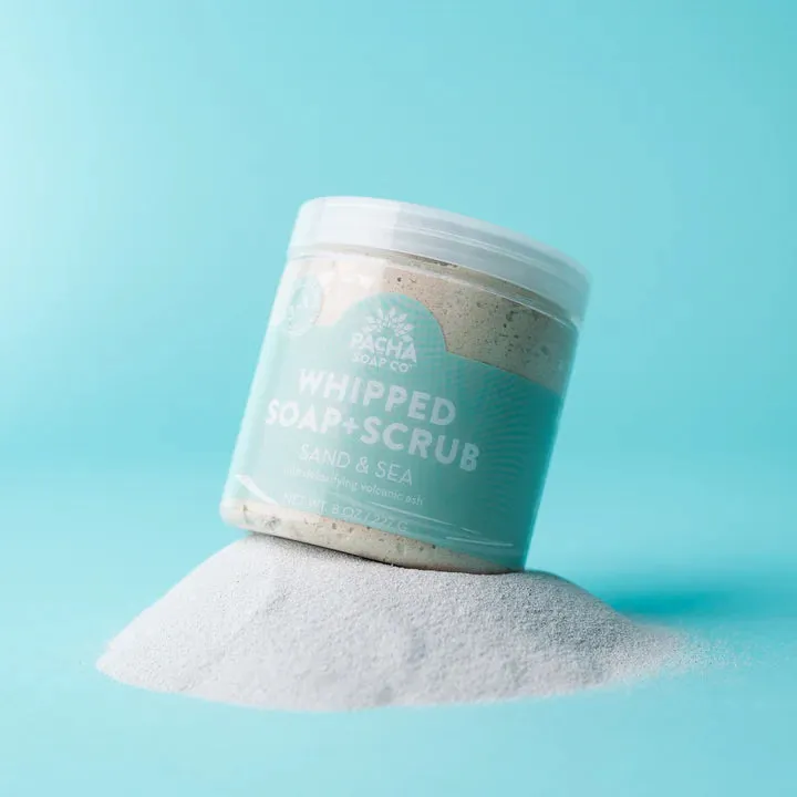 Sand & Sea Whipped Soap   Scrub
