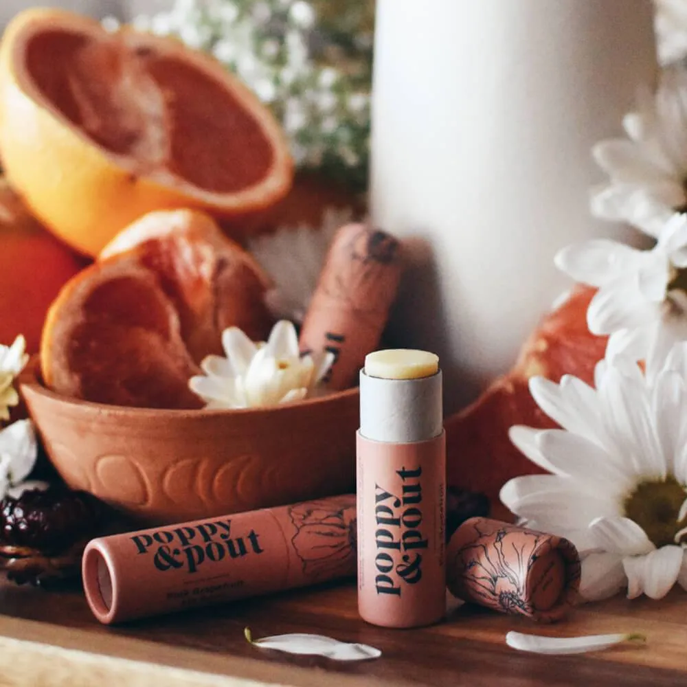 The Poppy & Pout Lip Balm - Various Scents