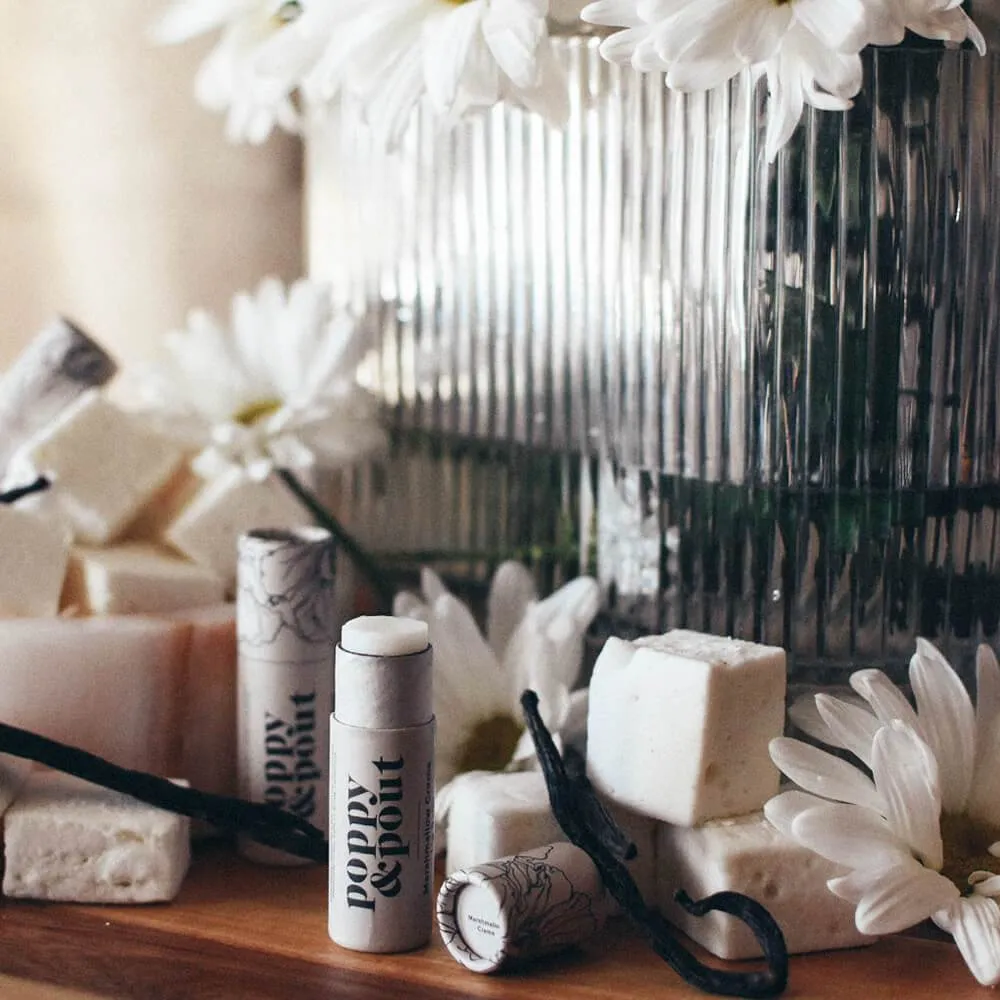 The Poppy & Pout Lip Balm - Various Scents